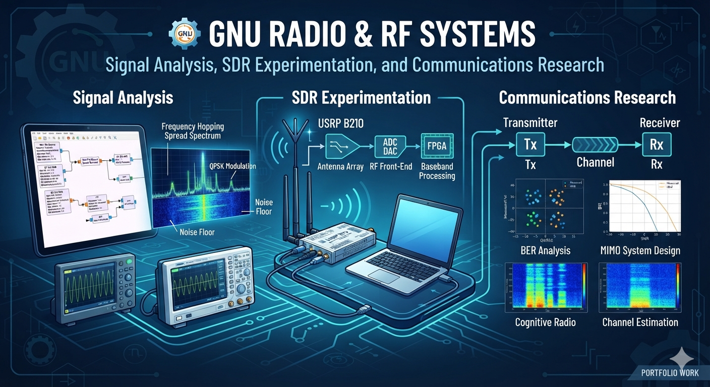 GNU Radio and RF systems authored artwork