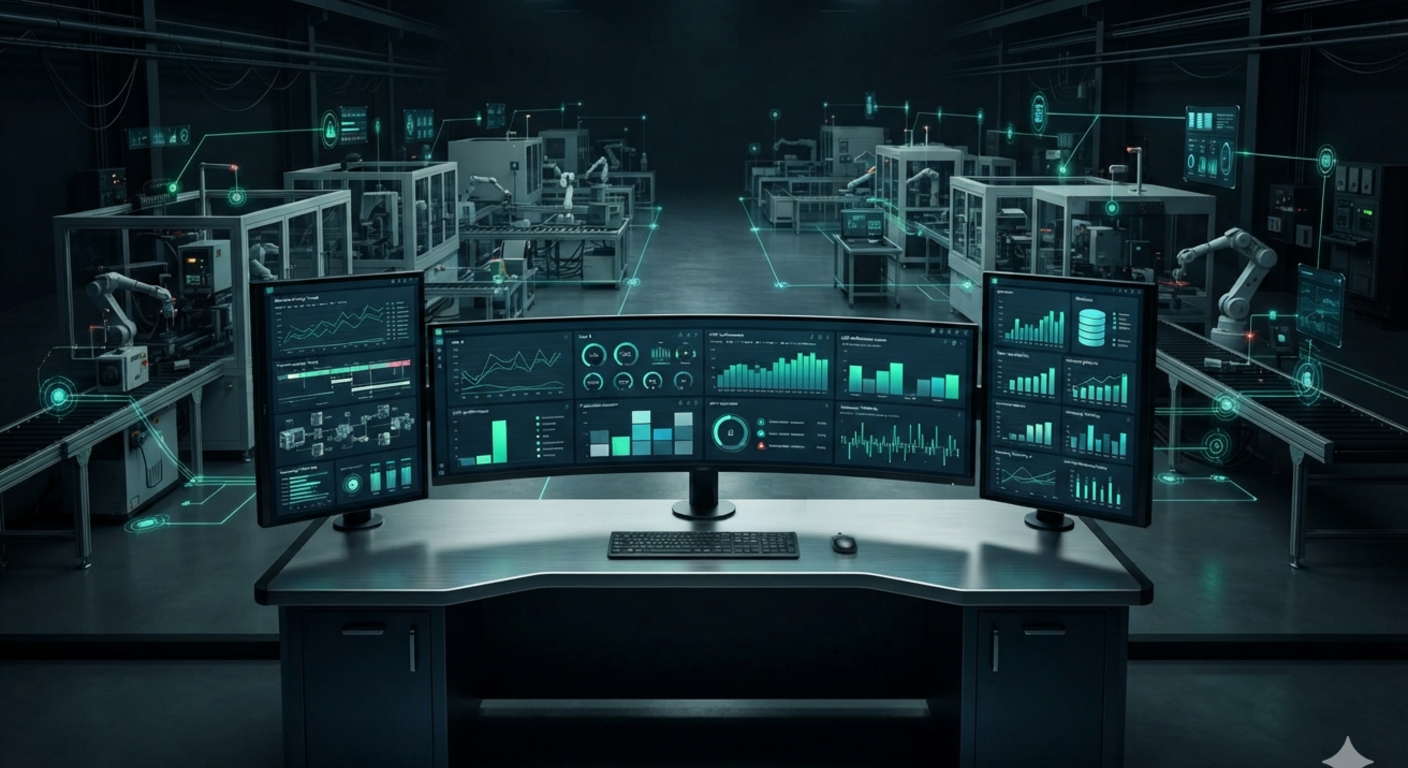 Production Intelligence Platforms authored factory intelligence artwork
