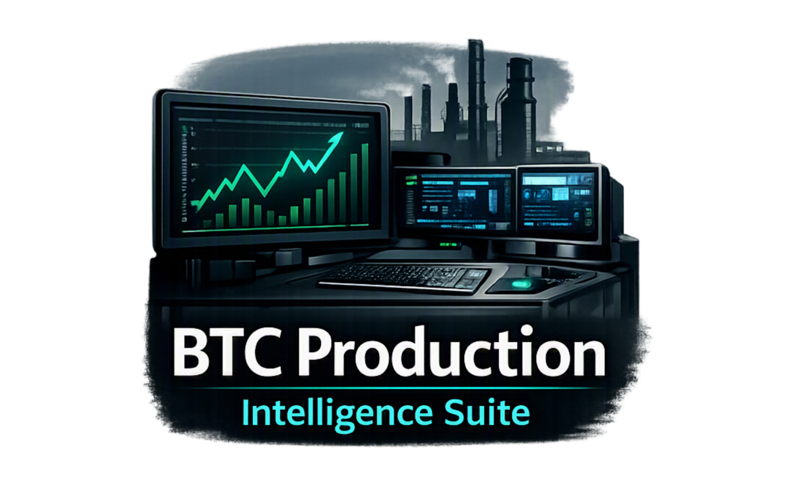 Industrial production intelligence monitoring and reporting authored project artwork.
