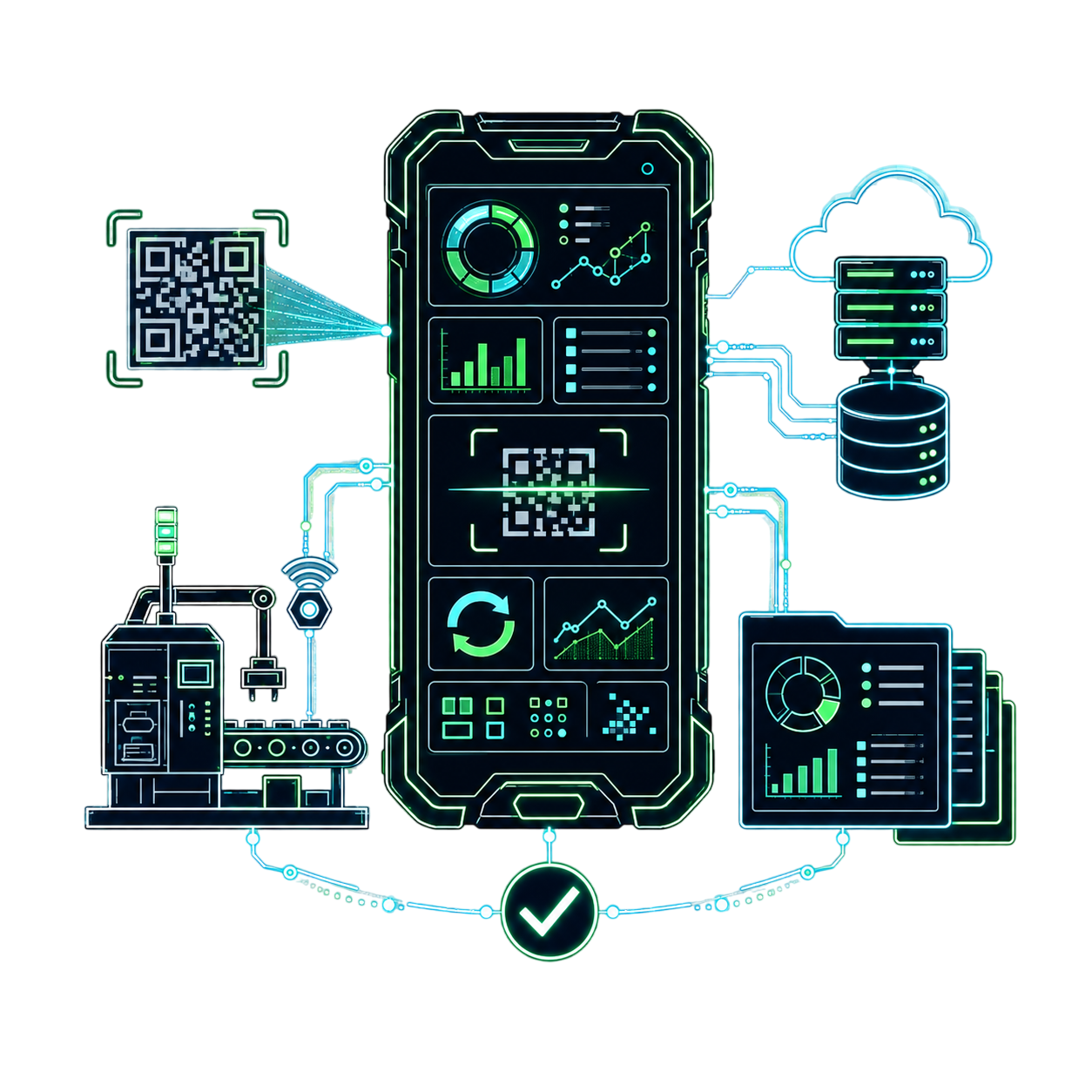 Android Operations App authored mobile operations artwork