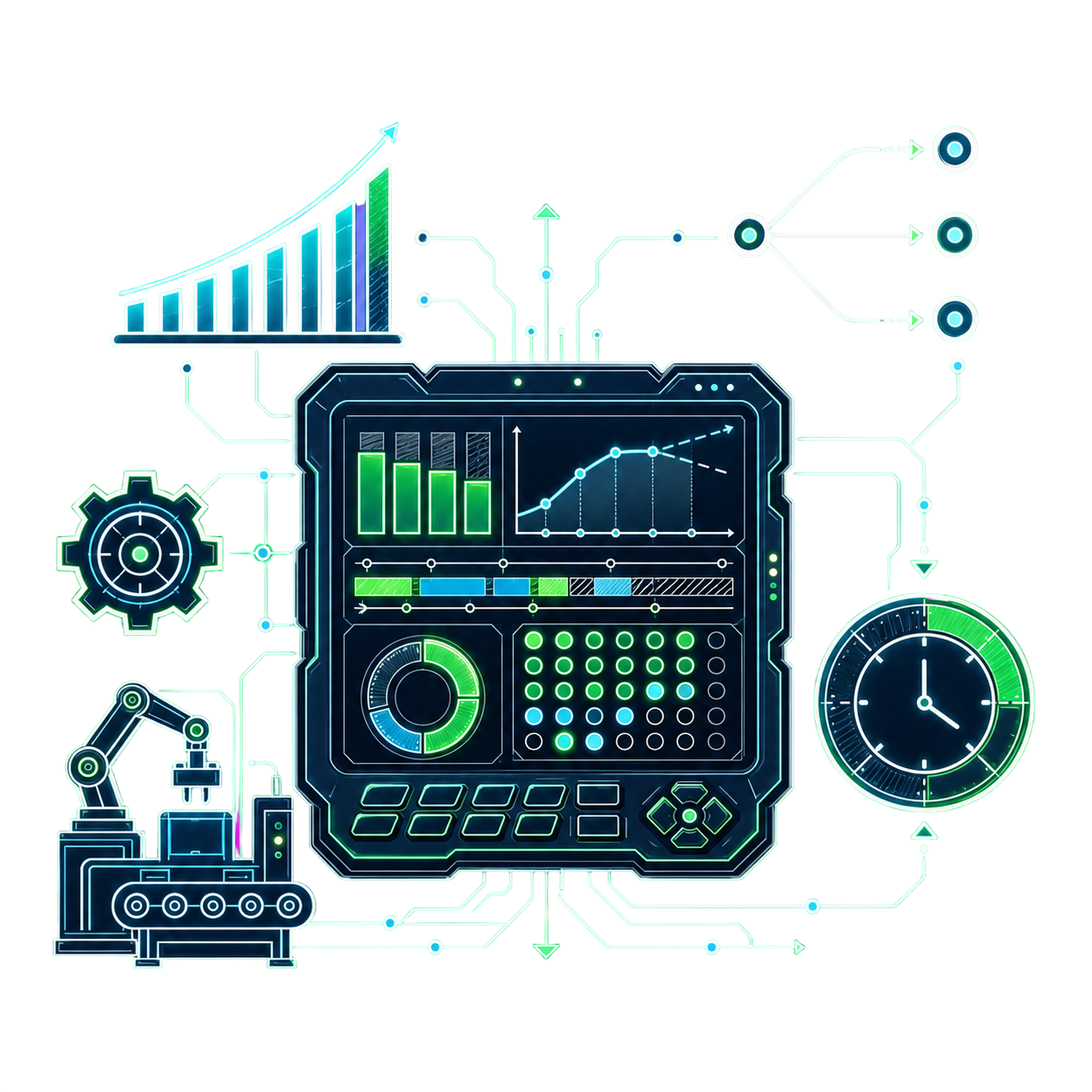 Production Calculator and Planner authored capacity planning artwork